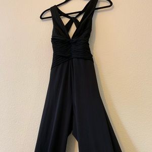 **SOLD**BCBG Black jumpsuit romper open back